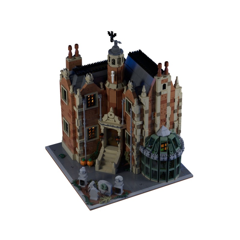 GOBRICKS MOC 195520 Modular Haunted Mansion - YWOBB