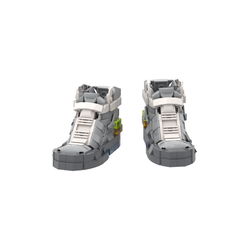 GOBRICKS MOC A1587Y01 Back to the future skateboard shoes - YWOBB