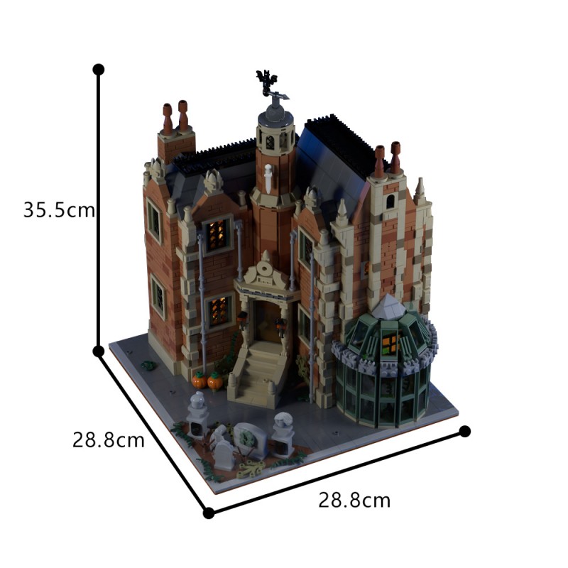 GOBRICKS MOC 195520 Modular Haunted Mansion - YWOBB