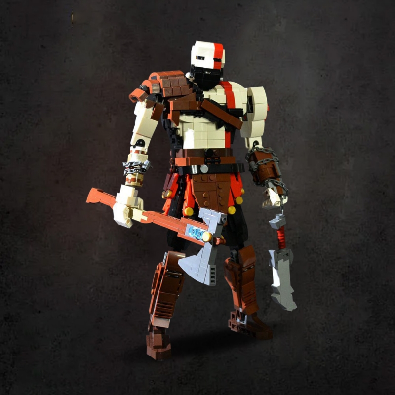 GOBRICKS MOC 192904 Kratos God of War 2018 - YWOBB