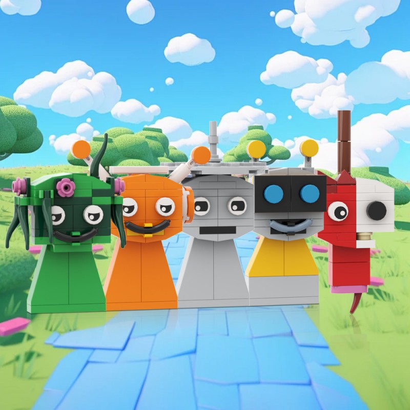 GOBRICKS MOC A1660Y02 Incredibox Sprunki Elves - YWOBB