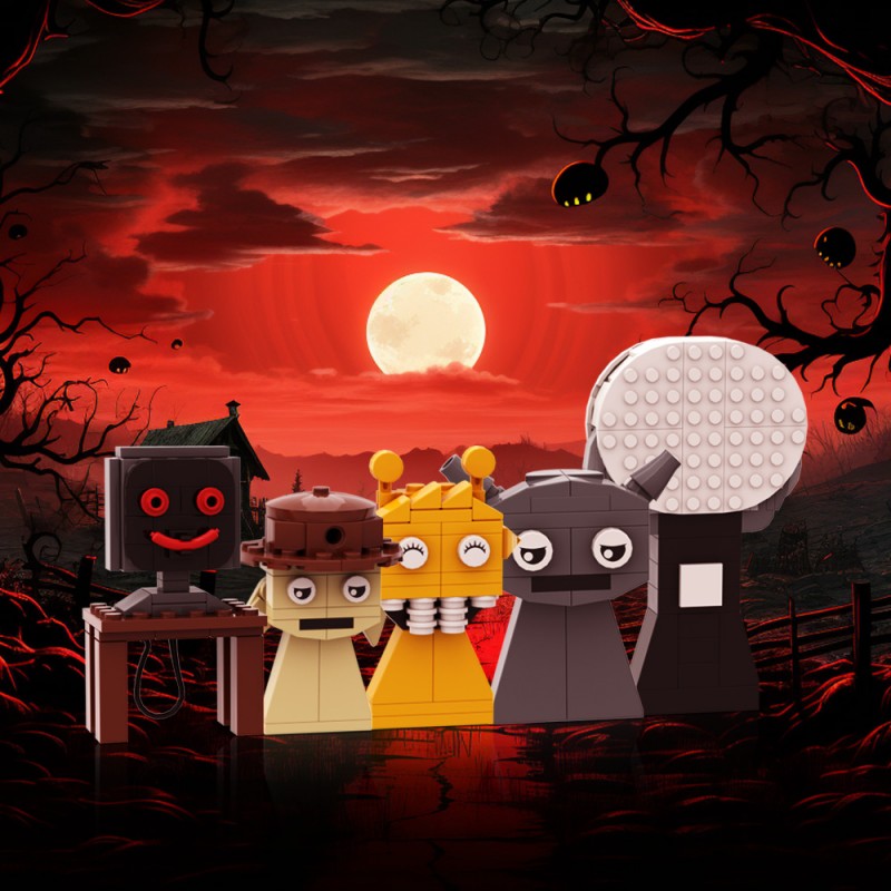 GOBRICKS MOC A1660Y03 Incredibox Sprunki Elves - YWOBB