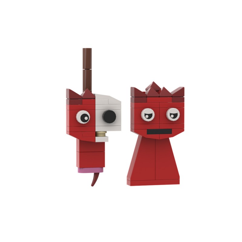 GOBRICKS MOC A1660Y02 Incredibox Sprunki Elves - YWOBB