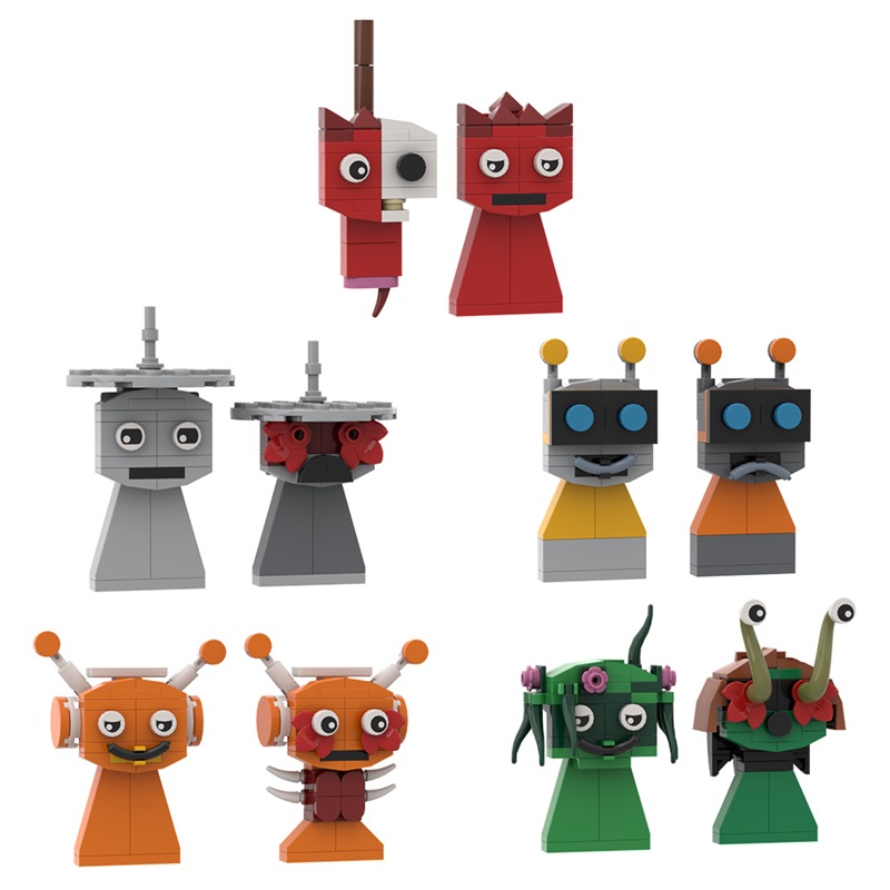 GOBRICKS MOC A1660Y02 Incredibox Sprunki Elves - YWOBB