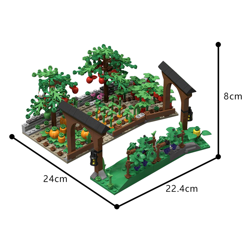 GOBRICKS MOC 130261 Crop field or Garden - YWOBB