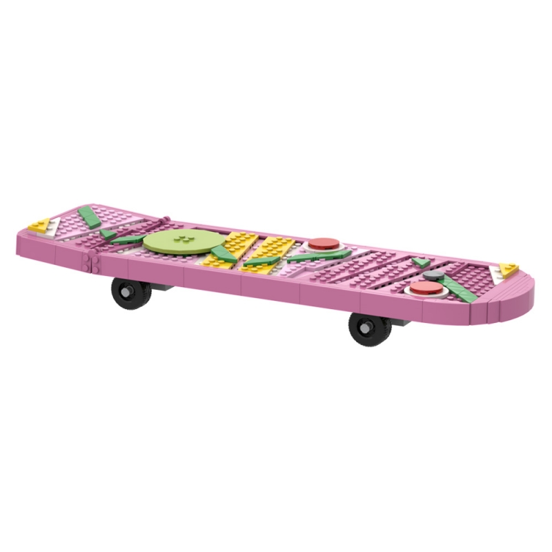 GOBRICKS MOC A1587Y02 Back to the future skateboard-skateboard - YWOBB