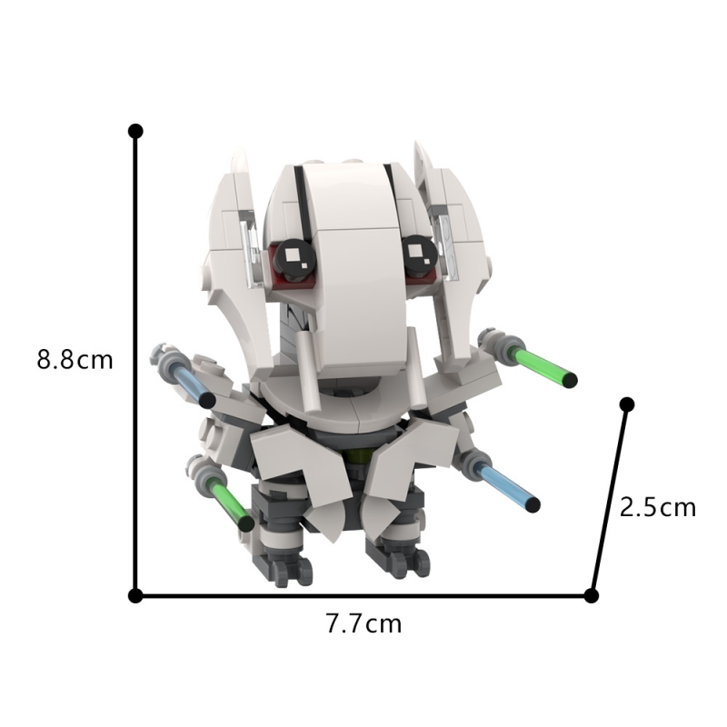 GOBRICKS MOC 109707 General Grievous - YWOBB