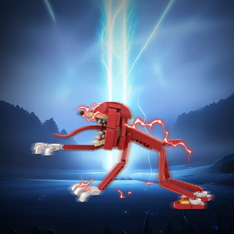 GOBRICKS MOC A1624Y02 Sonic the Hedgehog - Red - YWOBB