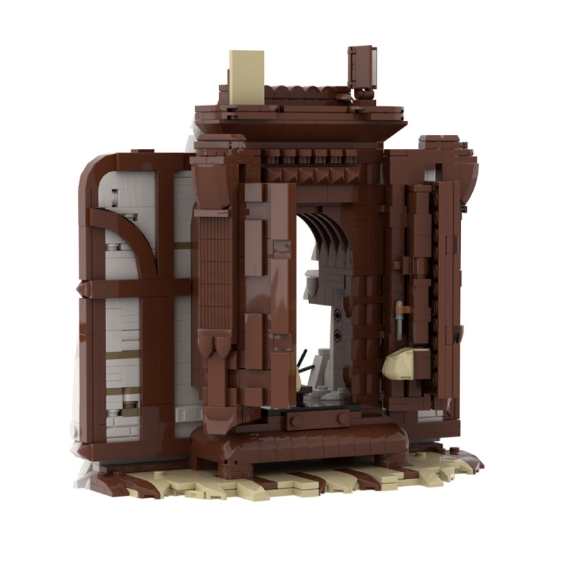 GOBRICKS MOC A1554 The Chronicles of Narnia Wardrobe - YWOBB