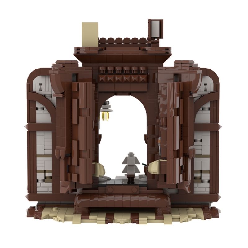 GOBRICKS MOC A1554 The Chronicles of Narnia Wardrobe - YWOBB