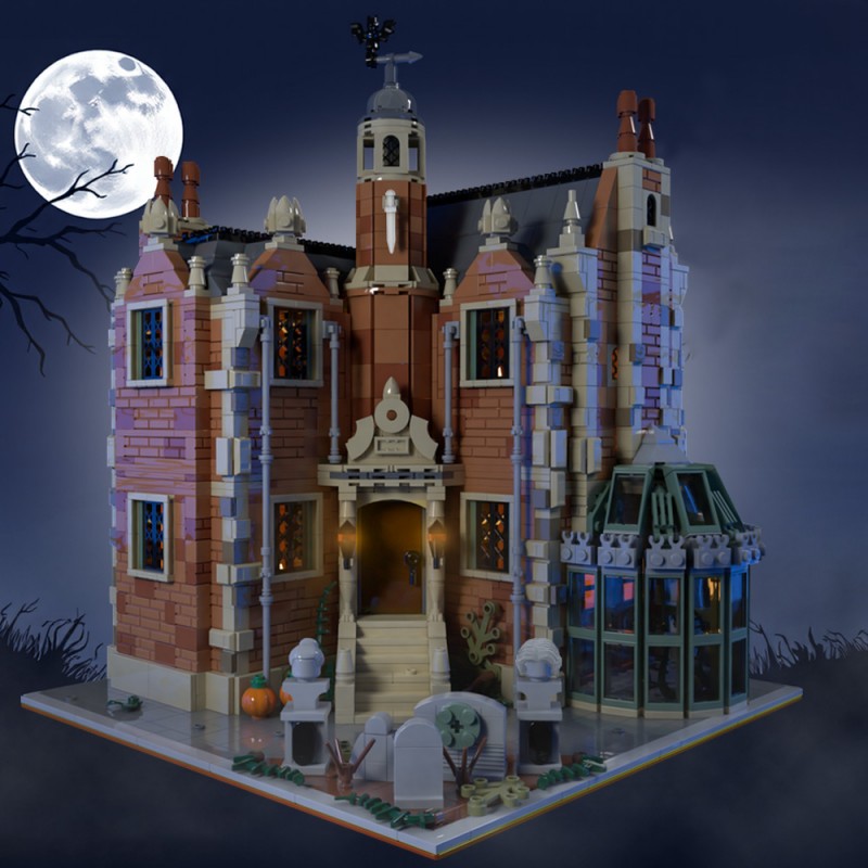 GOBRICKS MOC 195520 Modular Haunted Mansion - YWOBB