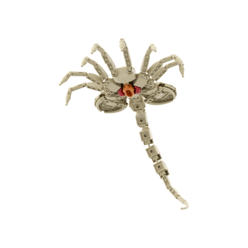 GOBRICKS MOC A1582 Alien Facehugger - YWOBB