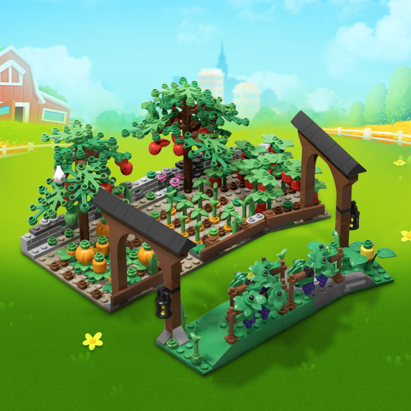 GOBRICKS MOC 130261 Crop field or Garden - YWOBB