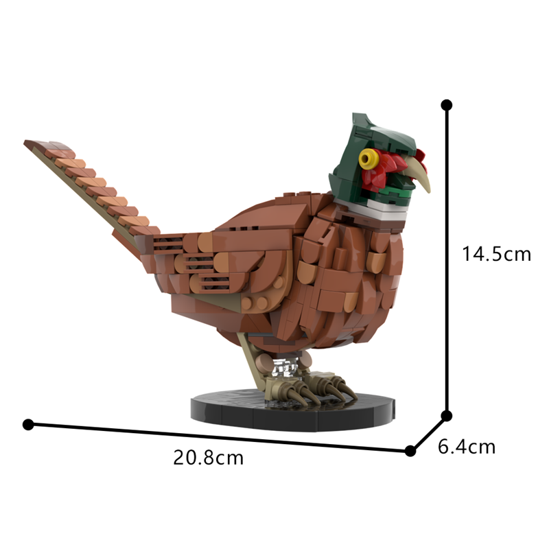 GOBRICKS MOC 183592 Pheasant - YWOBB