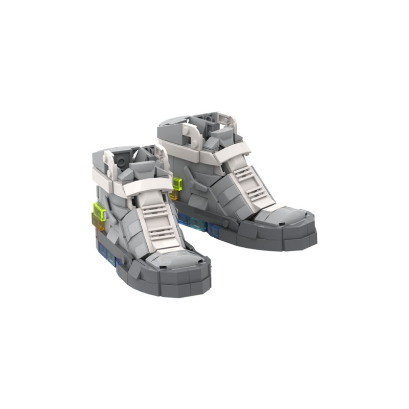 GOBRICKS MOC A1587Y01 Back to the future skateboard shoes - YWOBB