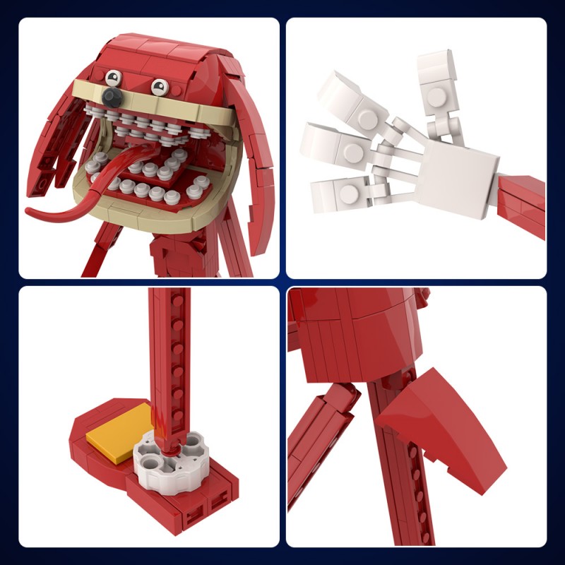 GOBRICKS MOC A1624Y02 Sonic the Hedgehog - Red - YWOBB