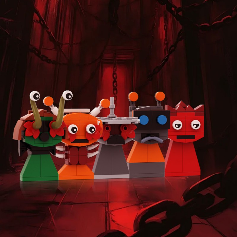 GOBRICKS MOC A1660Y02 Incredibox Sprunki Elves - YWOBB