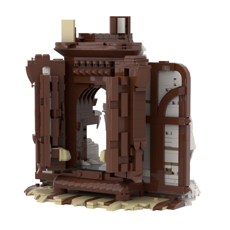 GOBRICKS MOC A1554 The Chronicles of Narnia Wardrobe - YWOBB