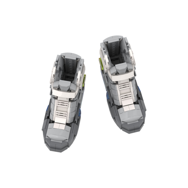 GOBRICKS MOC A1587Y01 Back to the future skateboard shoes - YWOBB