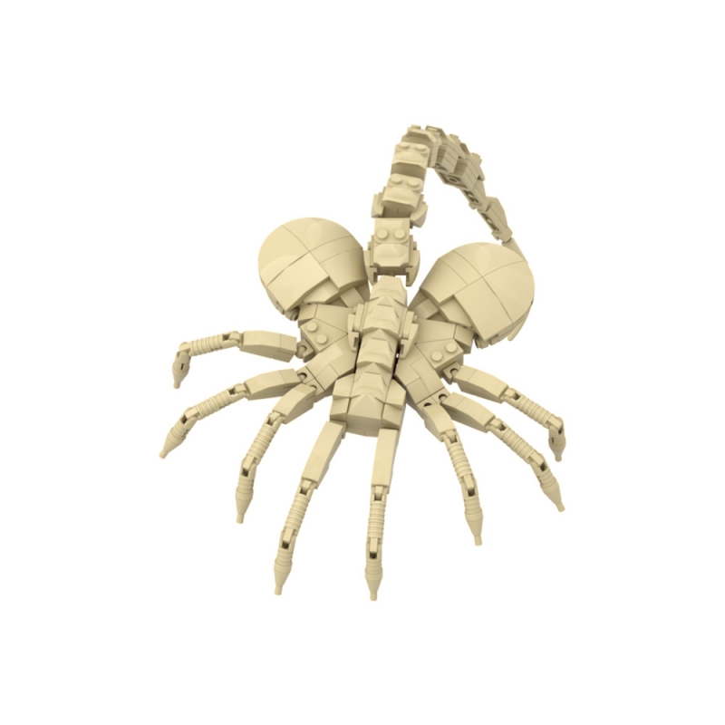 GOBRICKS MOC A1582 Alien Facehugger - YWOBB