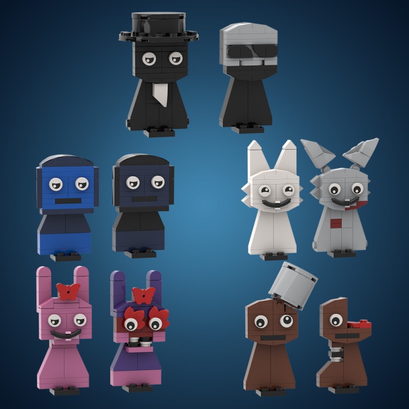 GOBRICKS MOC A1660Y04 Incredibox Sprunki Elves - YWOBB