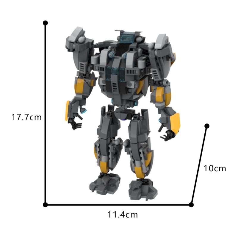GOBRICKS MOC 185086 Mech X 2.0 - YWOBB