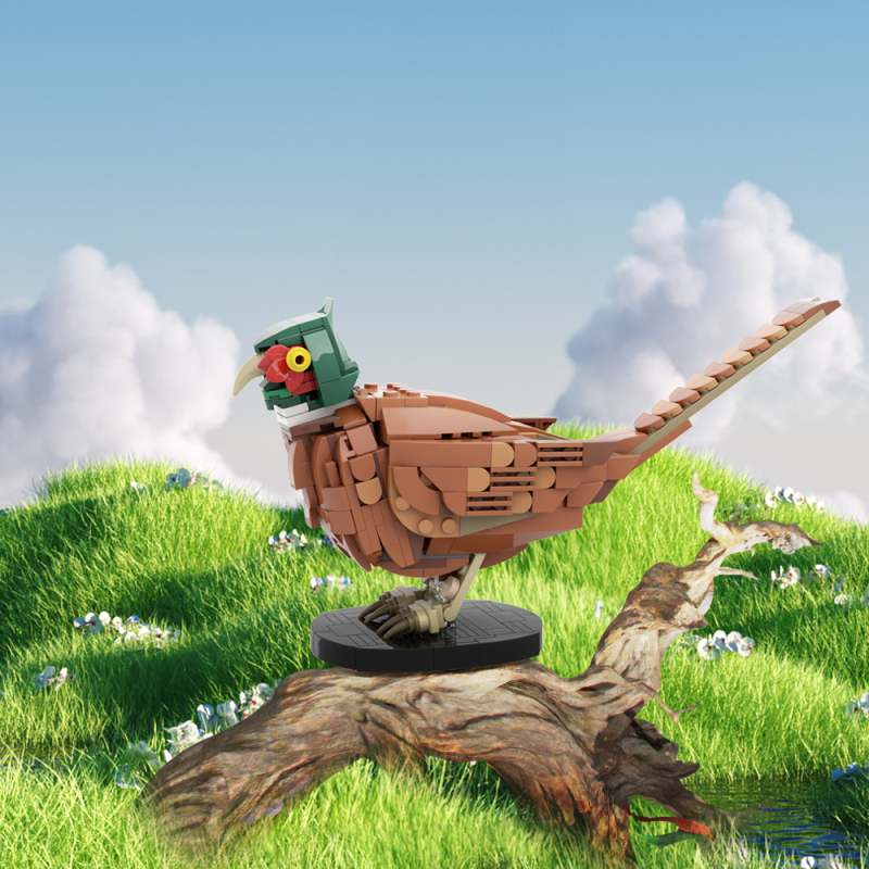GOBRICKS MOC 183592 Pheasant - YWOBB