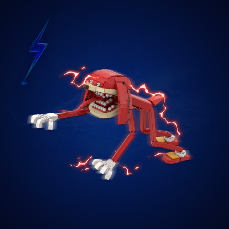 GOBRICKS MOC A1624Y02 Sonic the Hedgehog - Red - YWOBB