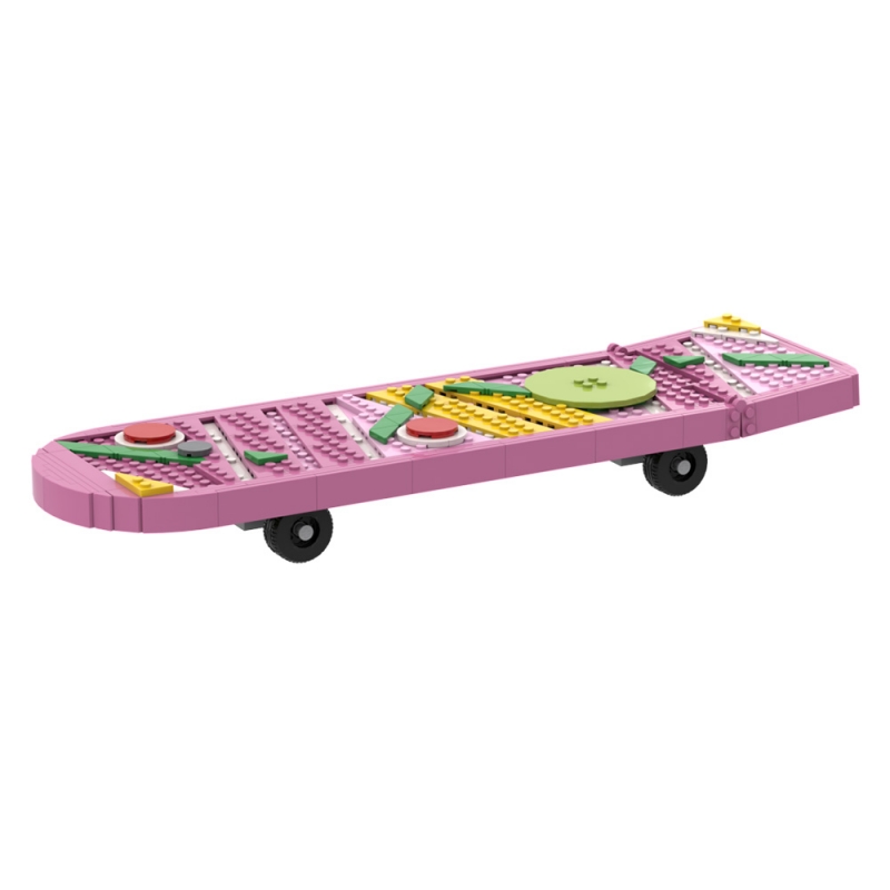 GOBRICKS MOC A1587Y02 Back to the future skateboard-skateboard - YWOBB