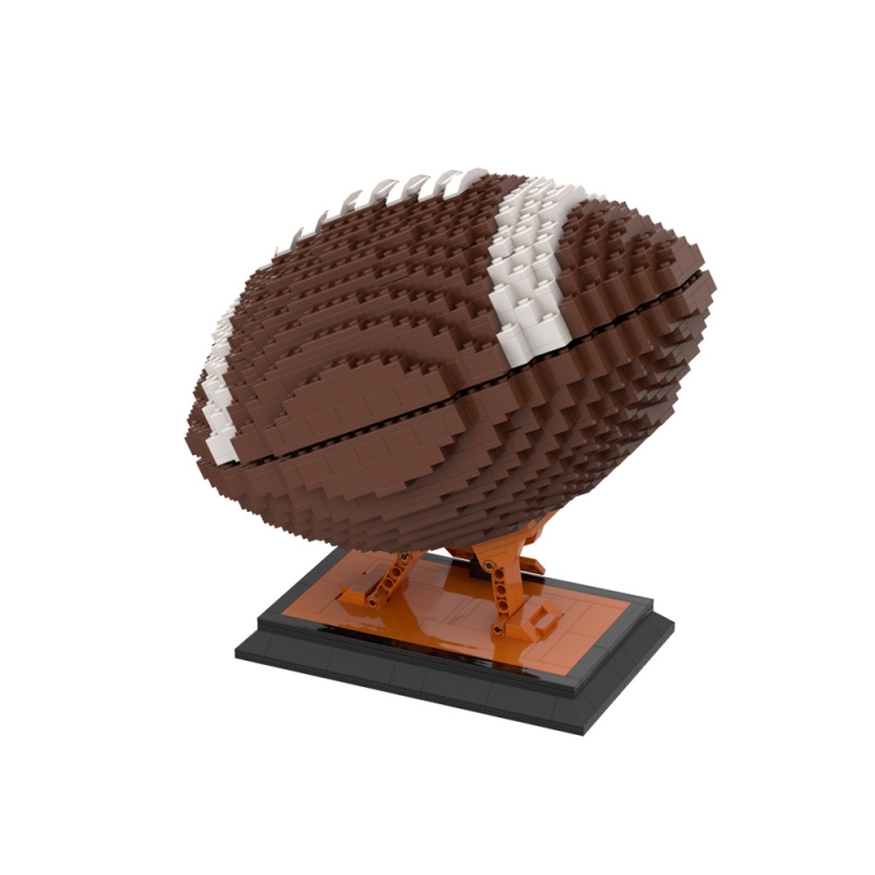 GOBRICKS MOC A1555 Rugby Super Bowl - YWOBB