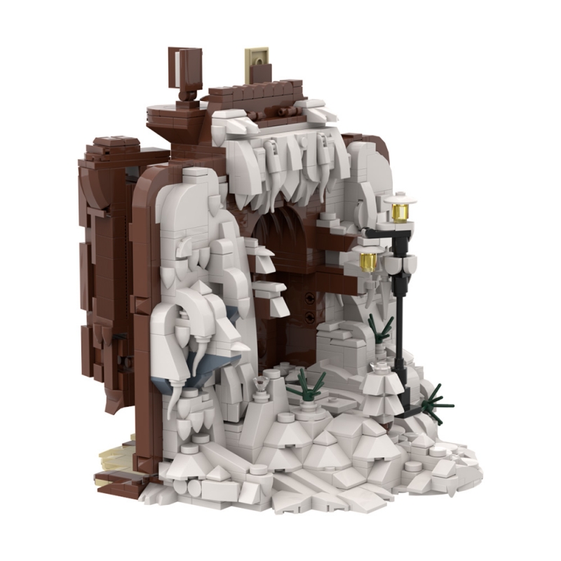 GOBRICKS MOC A1554 The Chronicles of Narnia Wardrobe - YWOBB