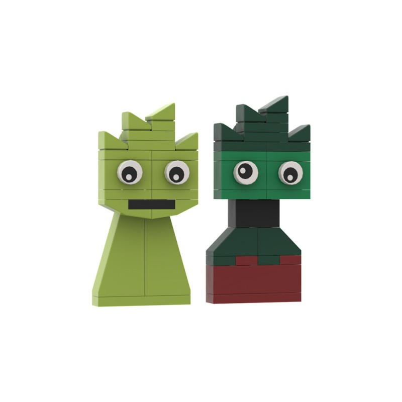 GOBRICKS MOC A1660Y01 Incredibox Sprunki Elves - YWOBB