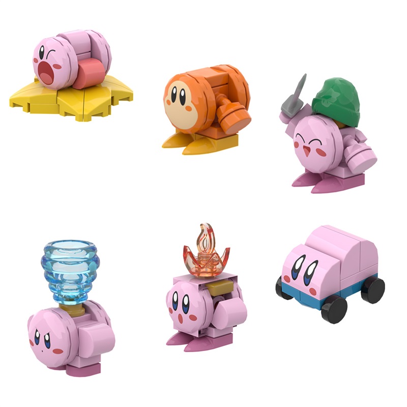 GOBRICKS MOC F-A0660 Kirby of the Stars - Kirby - YWOBB
