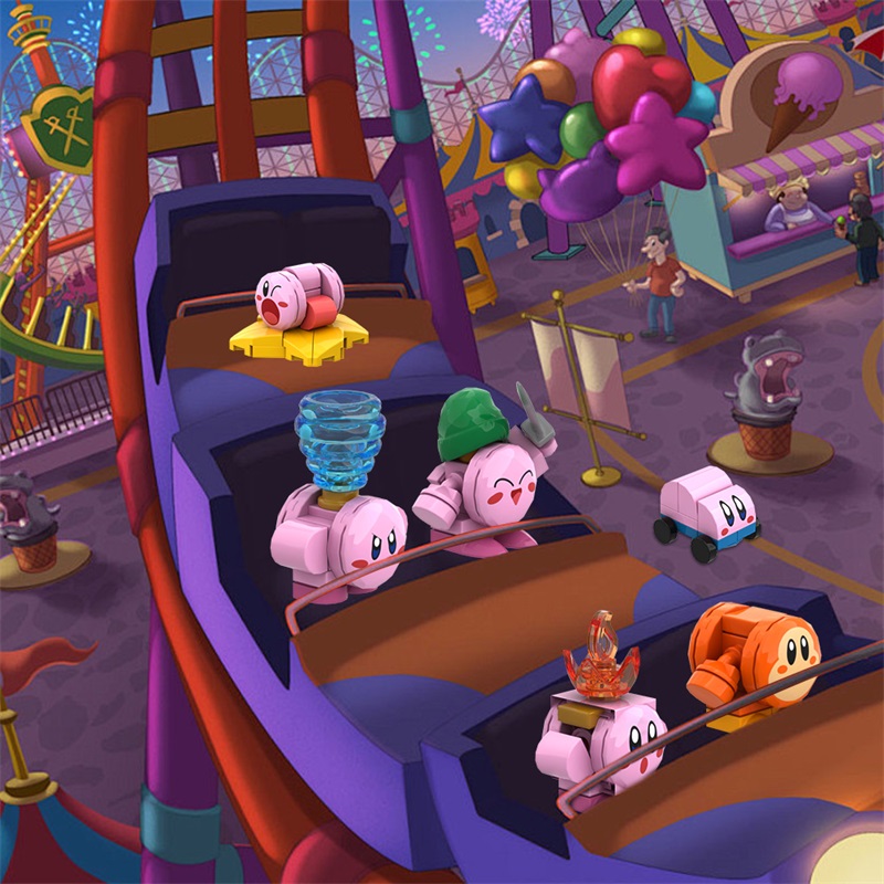 GOBRICKS MOC F-A0660 Kirby of the Stars - Kirby - YWOBB