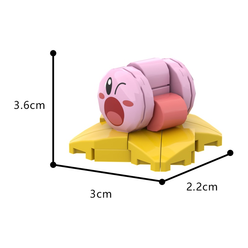 GOBRICKS MOC F-A0660 Kirby of the Stars - Kirby - YWOBB