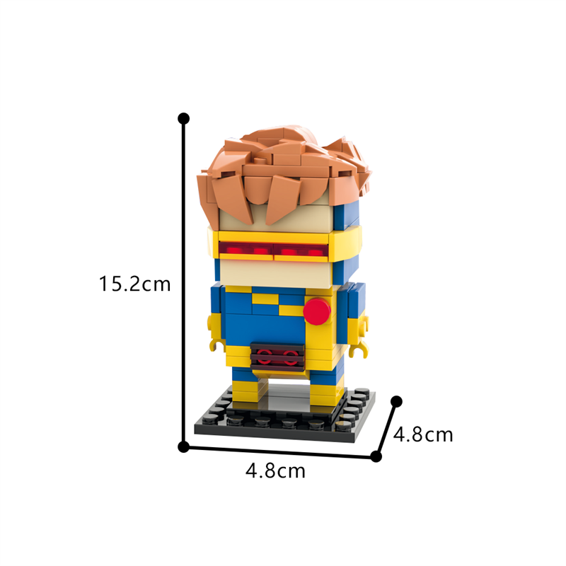 GOBRICKS MOC 186435 X-Men '97 - Cyclops - YWOBB