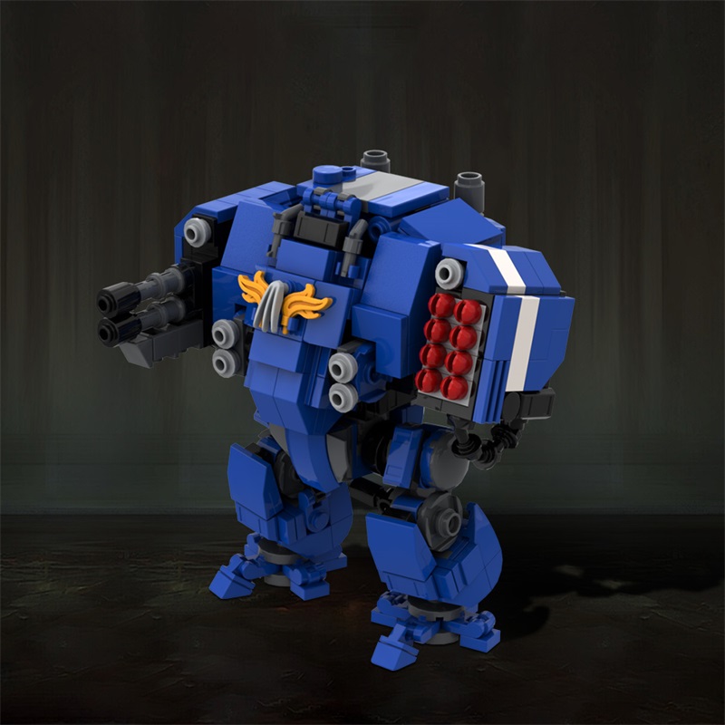 GOBRICKS MOC A1500 Warhammer 40K Ballistus Dreadnought - YWOBB