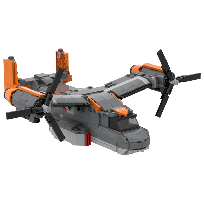 GOBRICKS MOC 187678 Osprey Aircraft - YWOBB