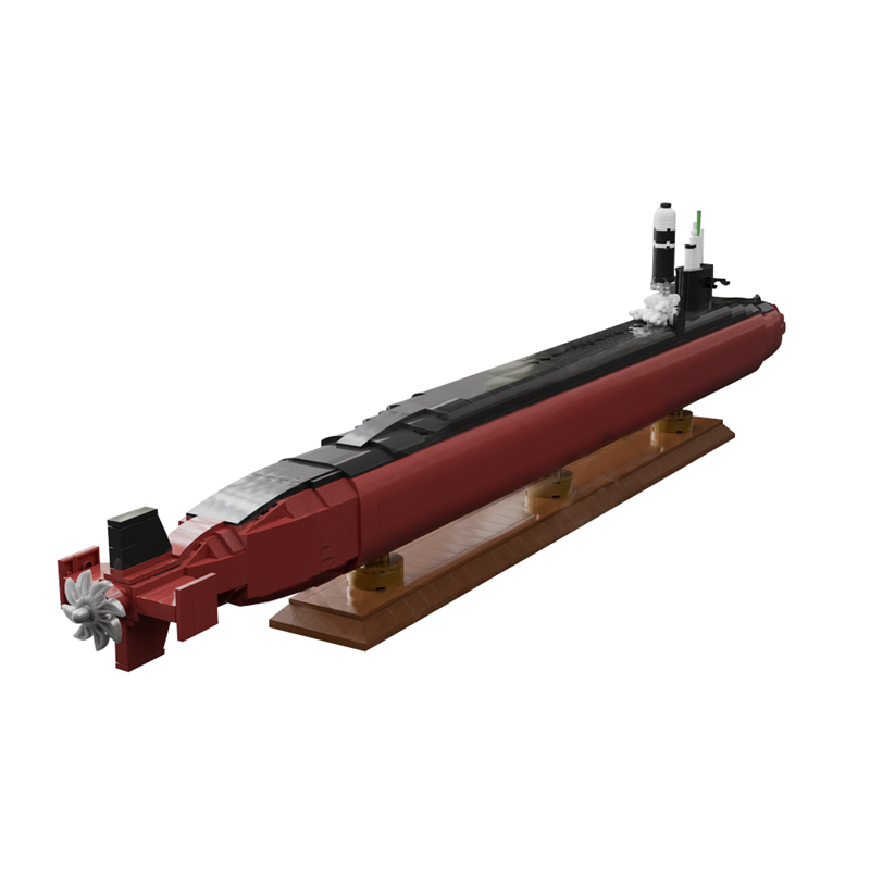 GOBRICKS MOC 187058 Ohio-class submarine - YWOBB