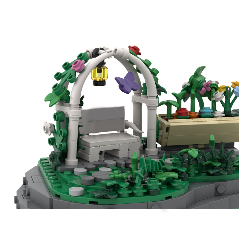 GOBRICKS MOC 183636 The Garden - YWOBB