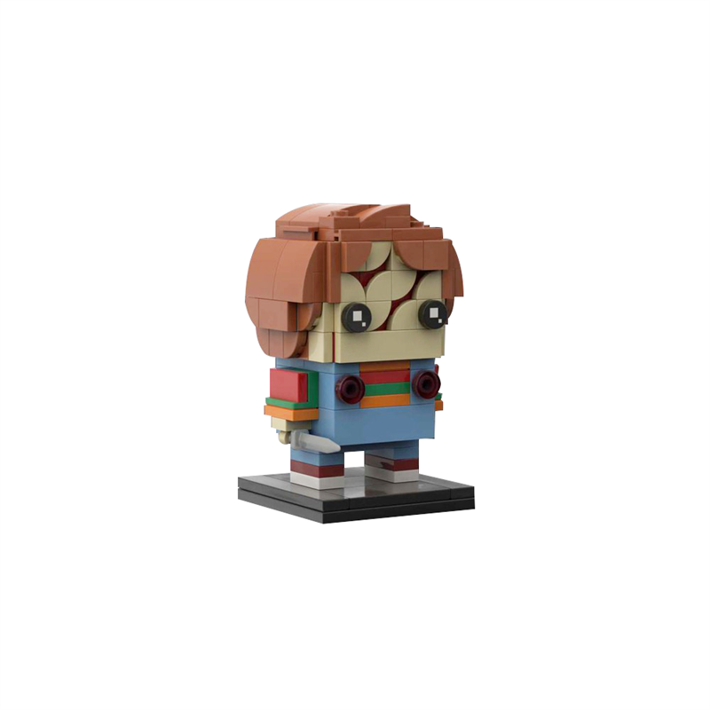 GOBRICKS MOC 189322 BrickheadZ Chucky - YWOBB
