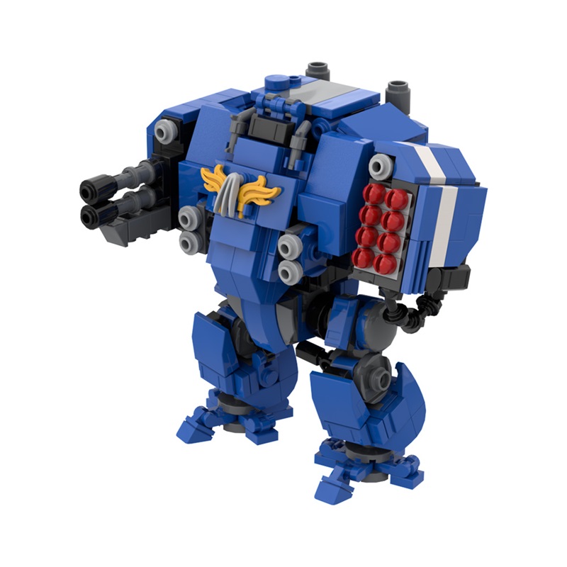 GOBRICKS MOC A1500 Warhammer 40K Ballistus Dreadnought - YWOBB