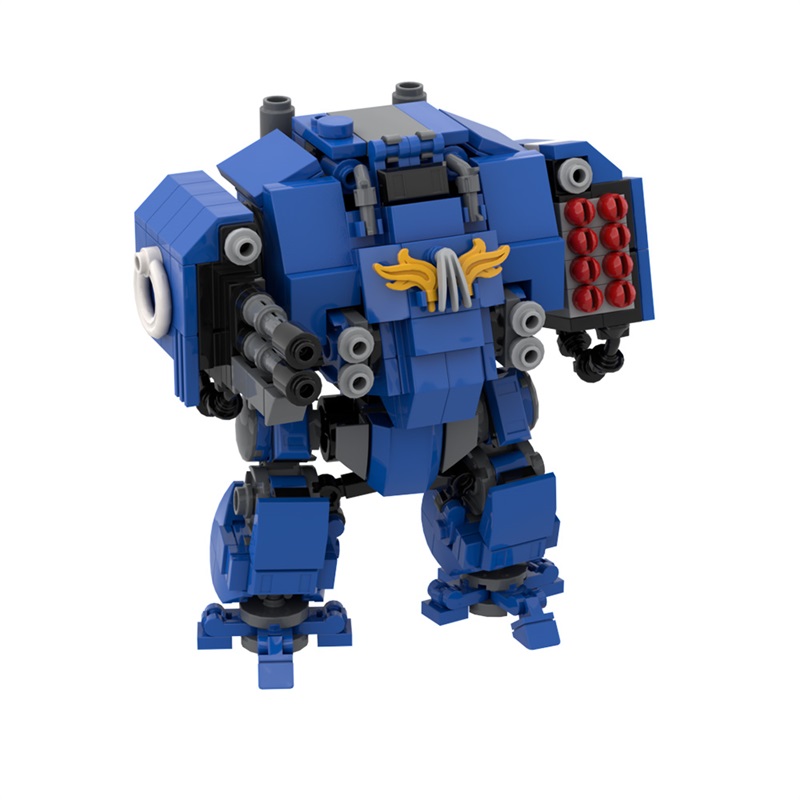 GOBRICKS MOC A1500 Warhammer 40K Ballistus Dreadnought - YWOBB