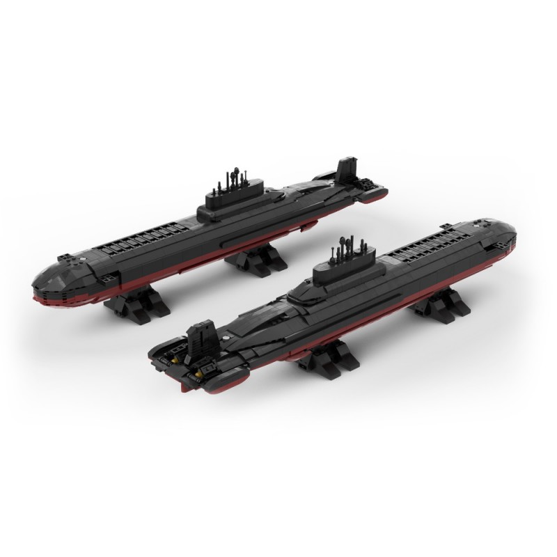 GOBRICKS MOC 186954 Nuclear Submarine TYPHOON - YWOBB