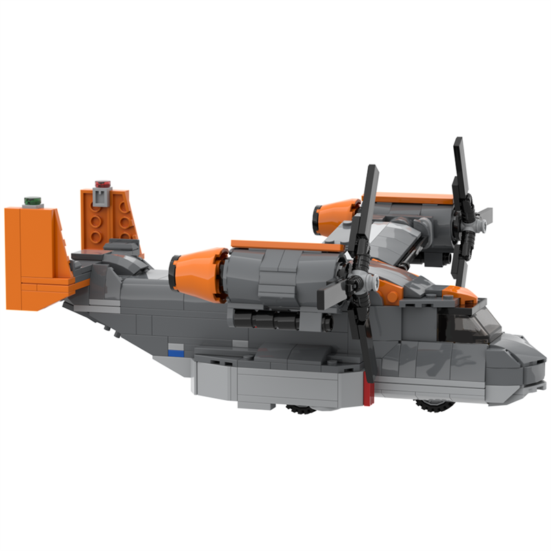 GOBRICKS MOC 187678 Osprey Aircraft - YWOBB