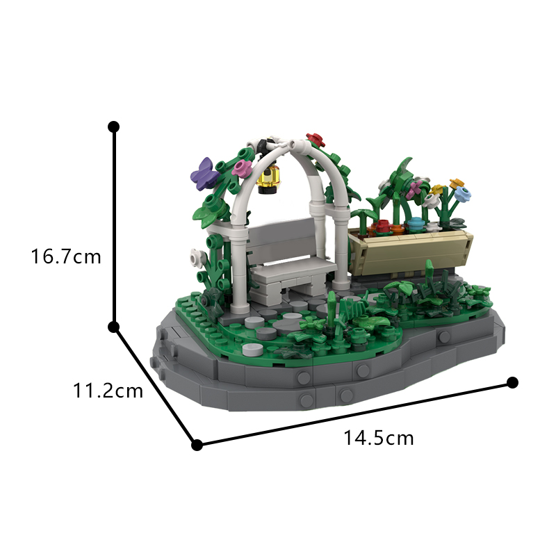 GOBRICKS MOC 183636 The Garden - YWOBB