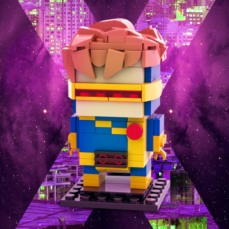 GOBRICKS MOC 186435 X-Men '97 - Cyclops - YWOBB