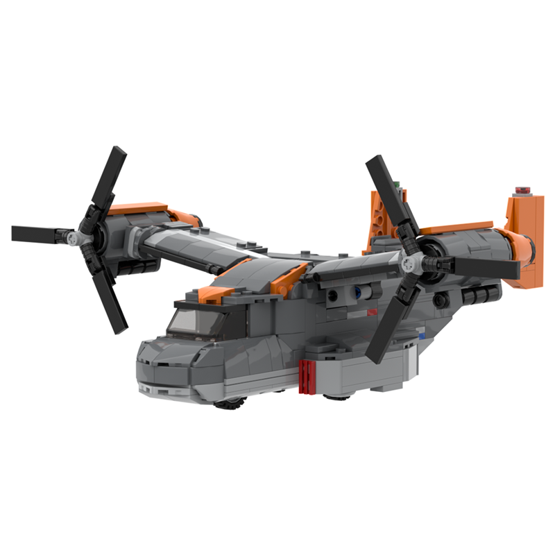 GOBRICKS MOC 187678 Osprey Aircraft - YWOBB