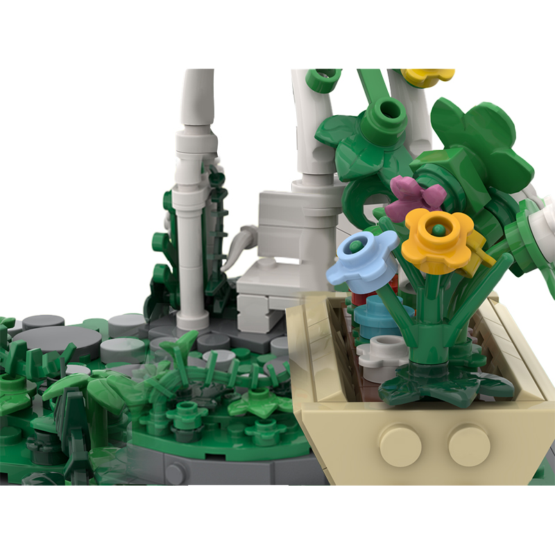 GOBRICKS MOC 183636 The Garden - YWOBB