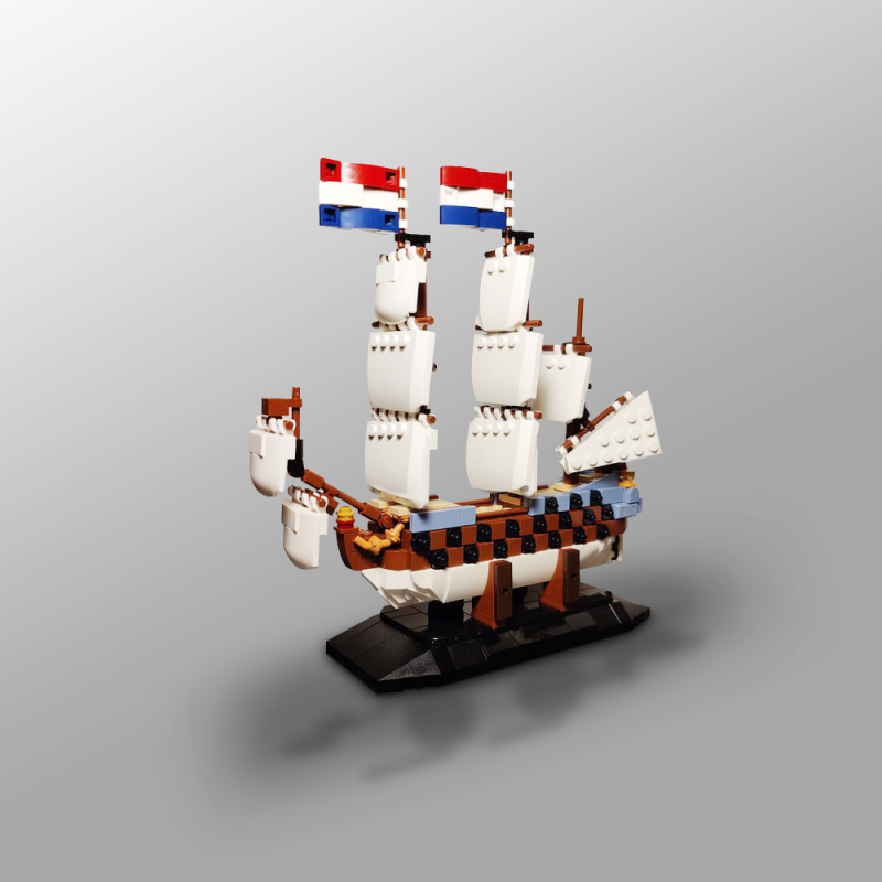 GOBRICKS MOC 186253 Model ship of the Zeven Provinciën - YWOBB